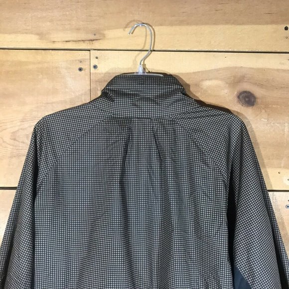 DryJoys by FootJoy Houndstooth Rain Jacket Coat Mens Size Large Golf Full Zip - Picture 8 of 12